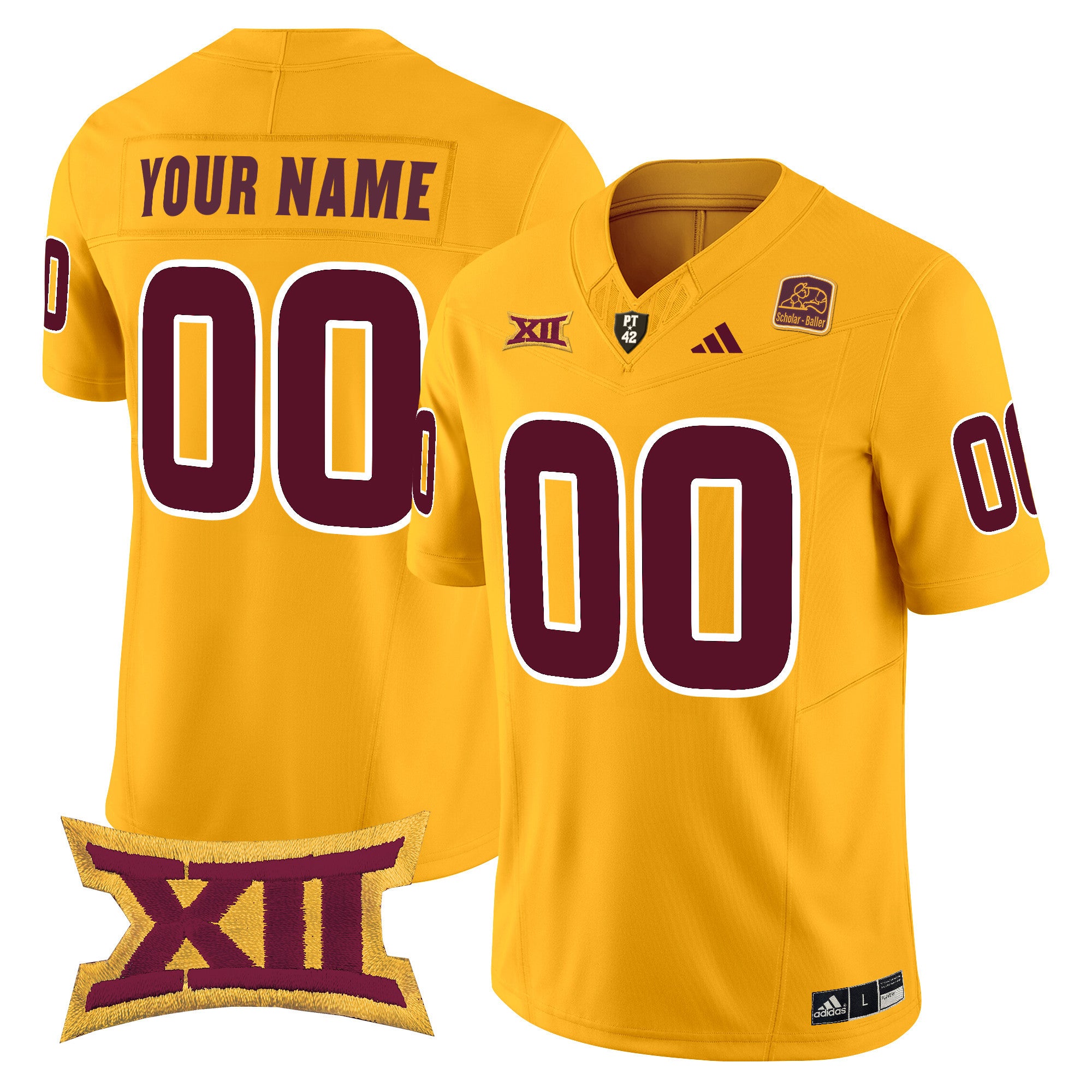 Arizona State Sun Devils 2024 Vapor Limited Custom Jersey - All Stitched - Men, Gold