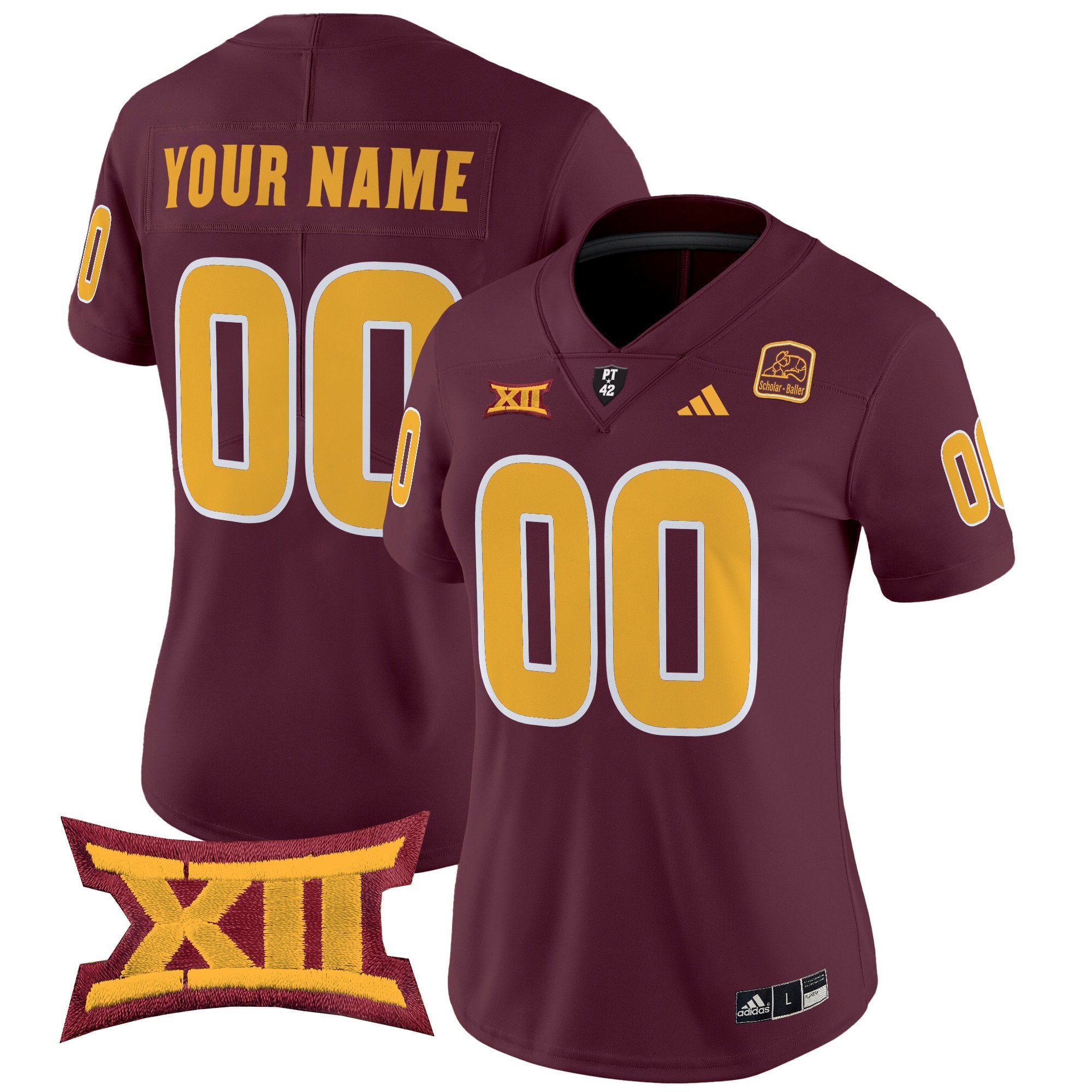 Arizona State Sun Devils 2024 Vapor Limited Custom Jersey - All Stitched - Women, Maroon