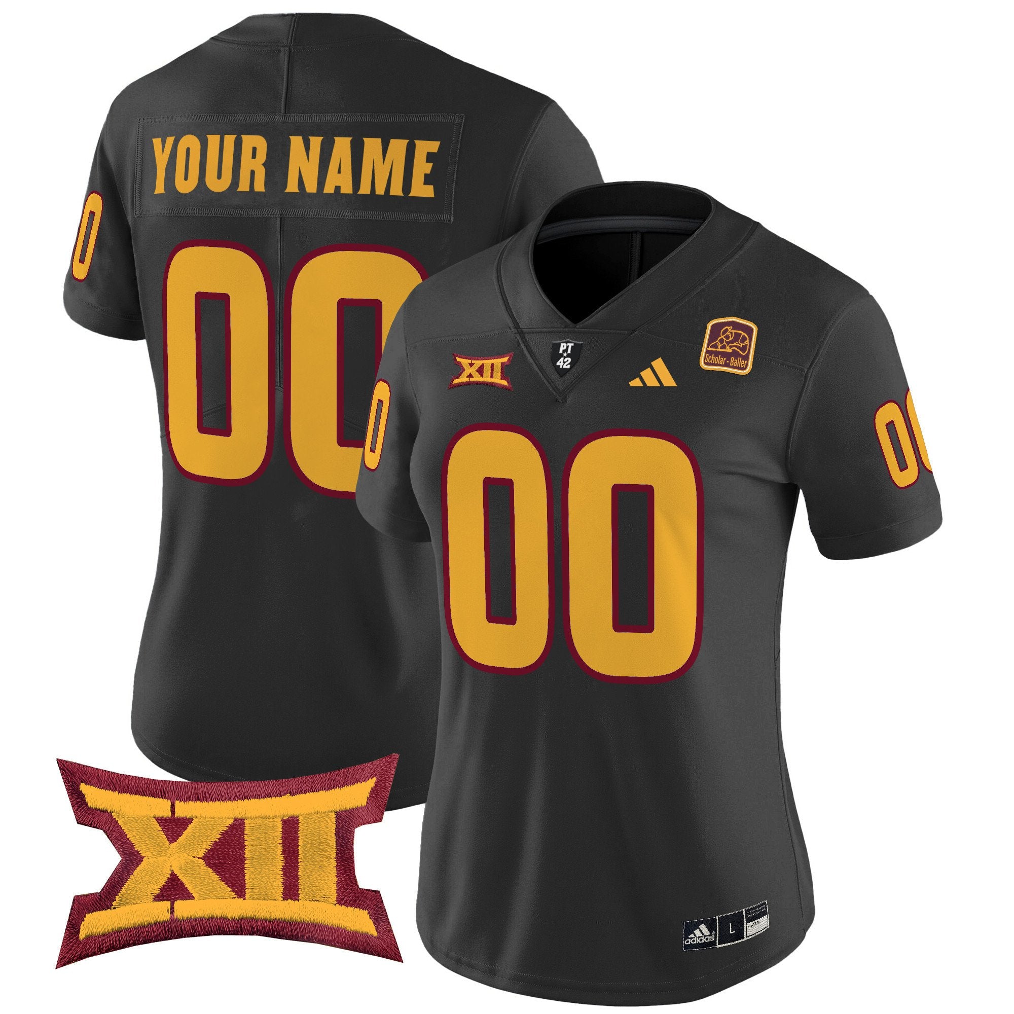 Arizona State Sun Devils 2024 Vapor Limited Custom Jersey - All Stitched - Women, Black