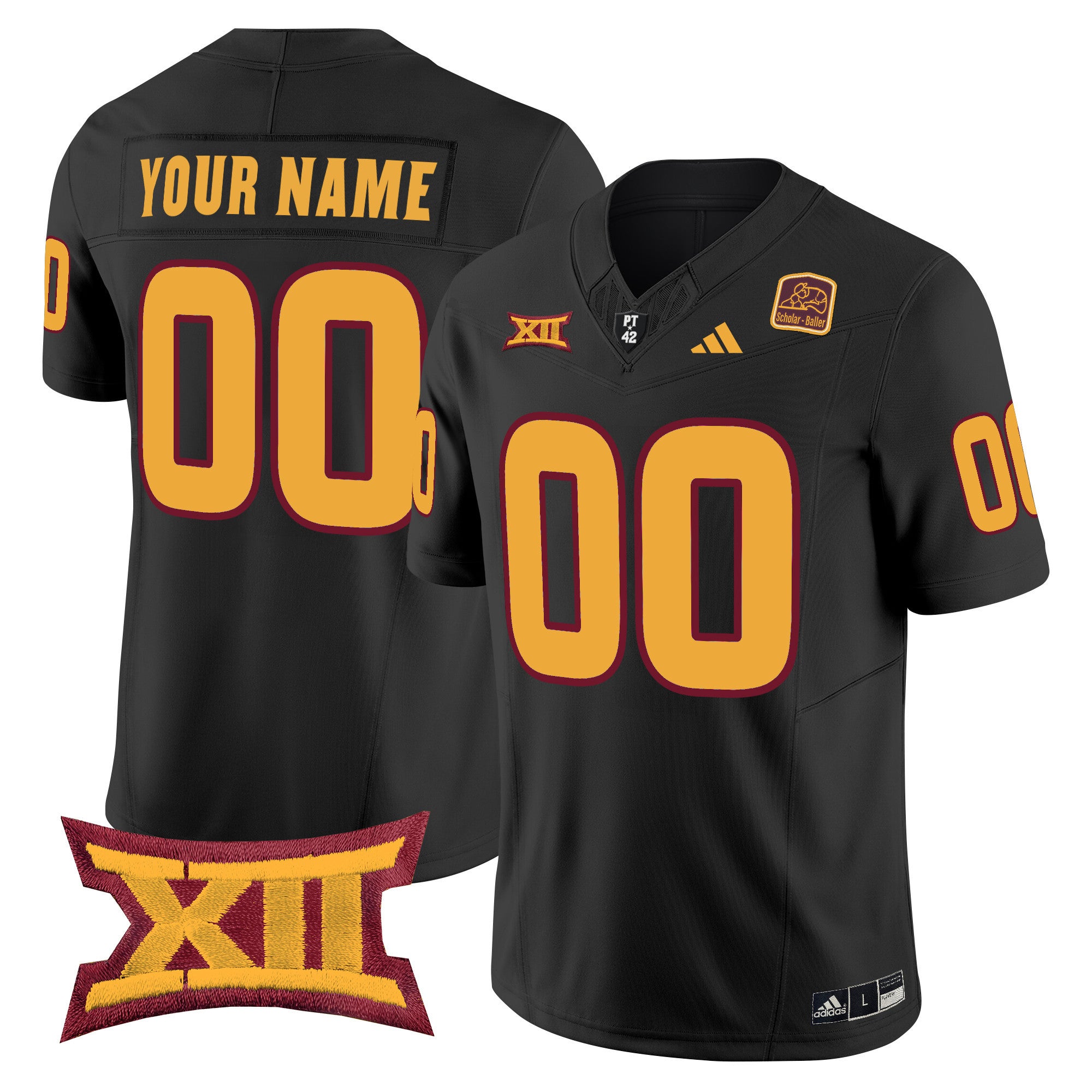 Arizona State Sun Devils 2024 Vapor Limited Custom Jersey - All Stitched - Men, Black