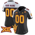 Arizona State Sun Devils 2024 Vapor Limited Custom Jersey - All Stitched - Women, Black Alternate