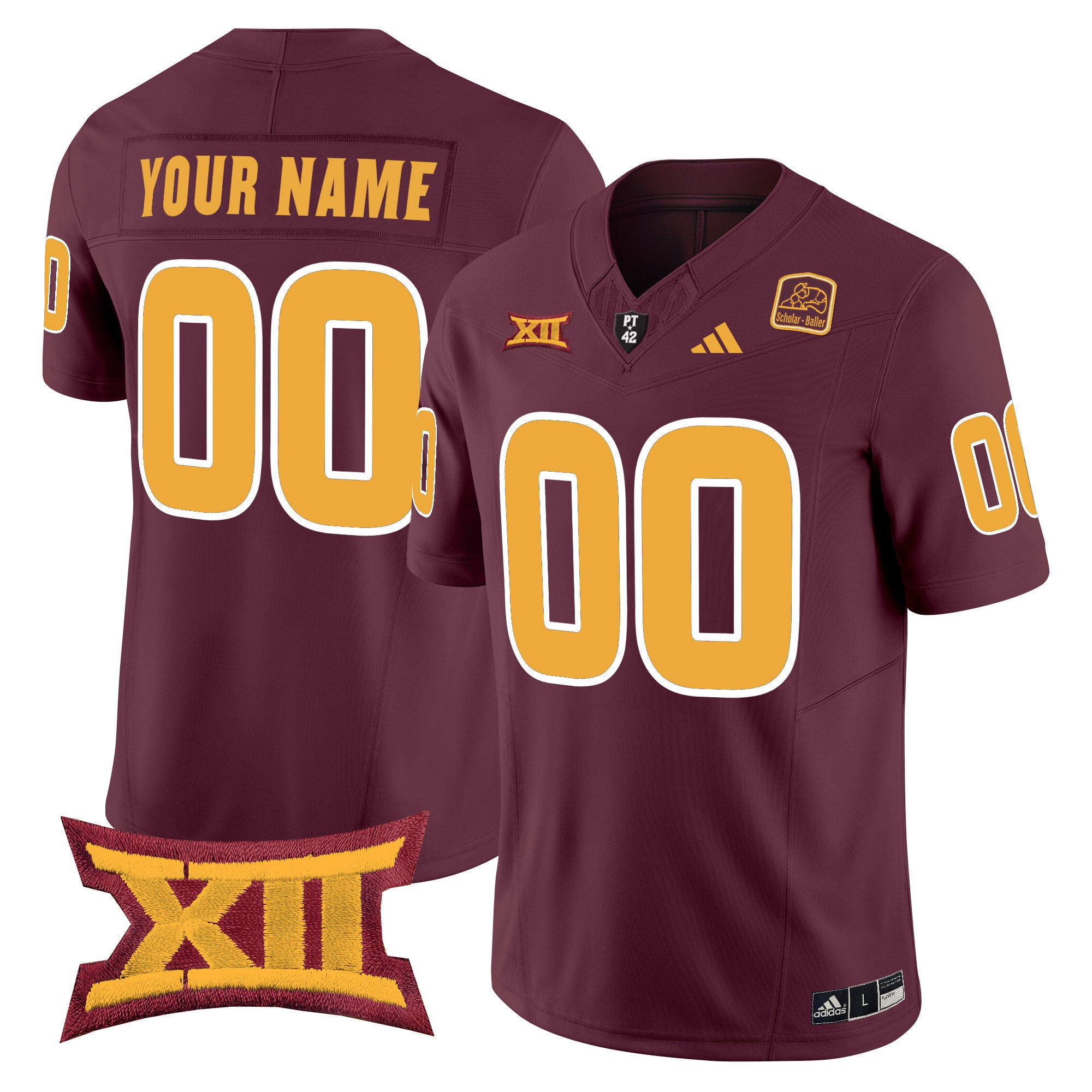 Arizona State Sun Devils 2024 Vapor Limited Custom Jersey - All Stitched - Men, Maroon