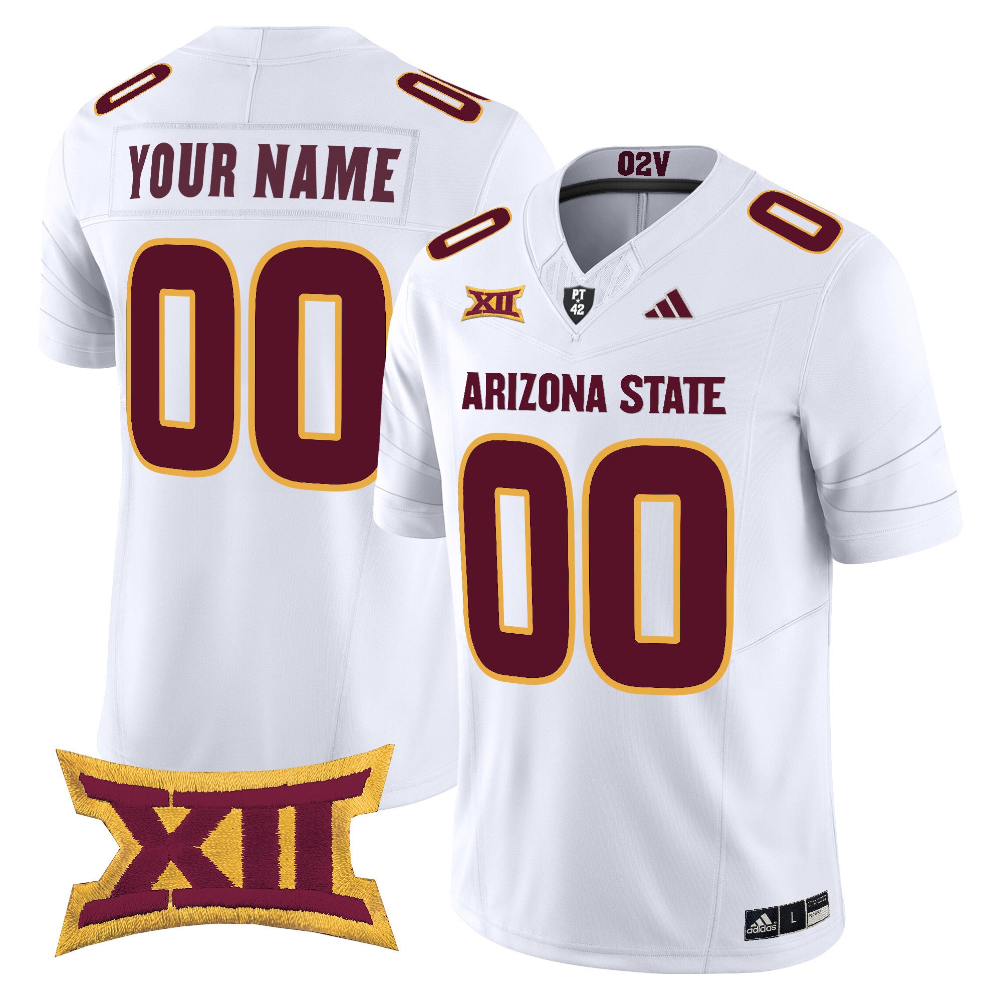 Arizona State Sun Devils 2025 Vapor Limited Custom Jersey - All Stitched - Men, White