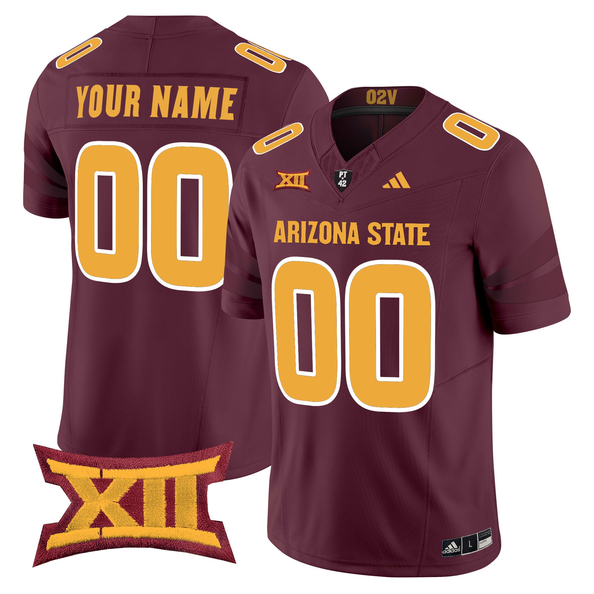 Arizona State Sun Devils 2025 Vapor Limited Custom Jersey - All Stitched - Men, Maroon