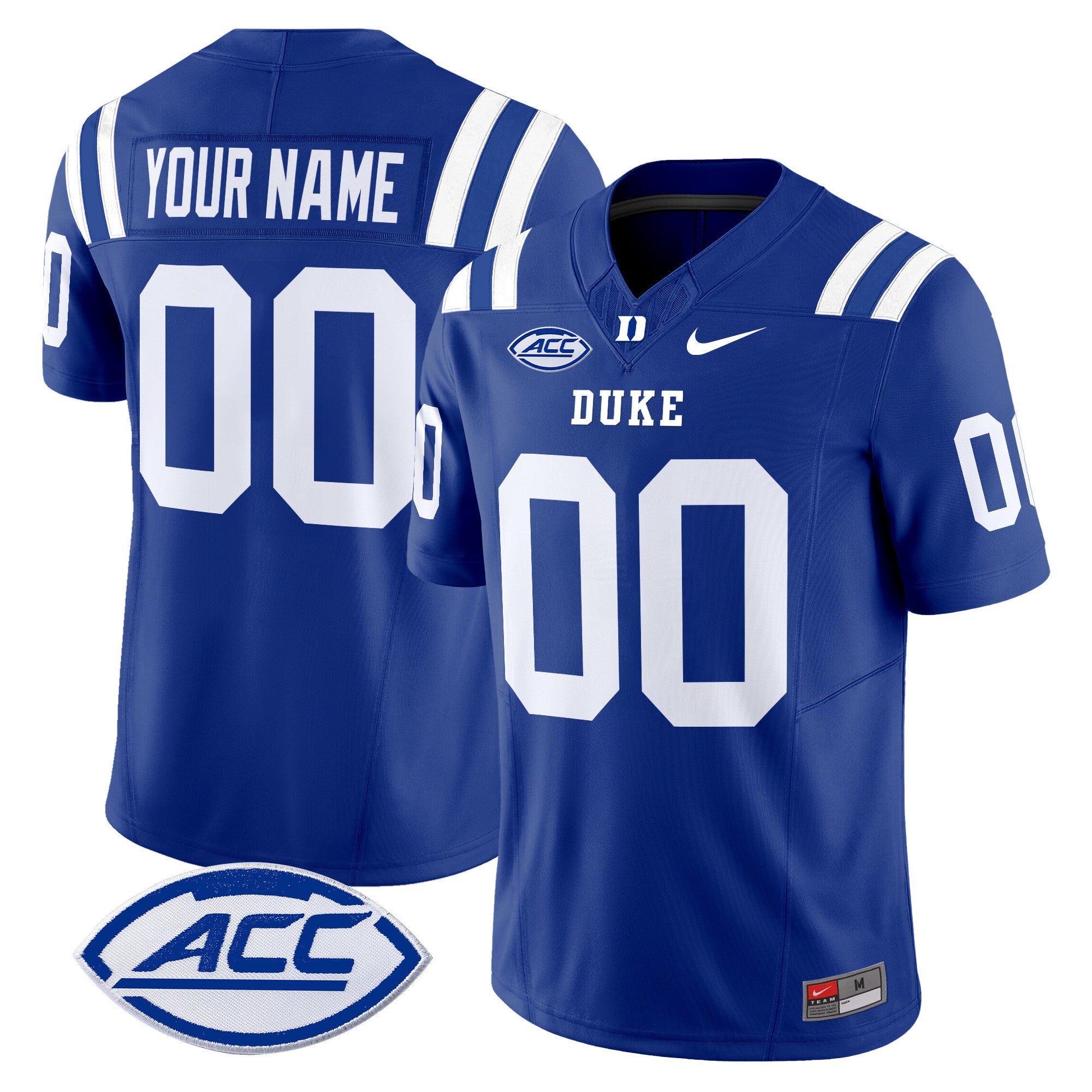 Duke Blue Devils 2024 Vapor Limited Custom Jersey - All Stitched - Men, Royal