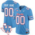 Houston Cougars 2024 Oilers Inspired Vapor Limited Custom Jersey - All Stitched