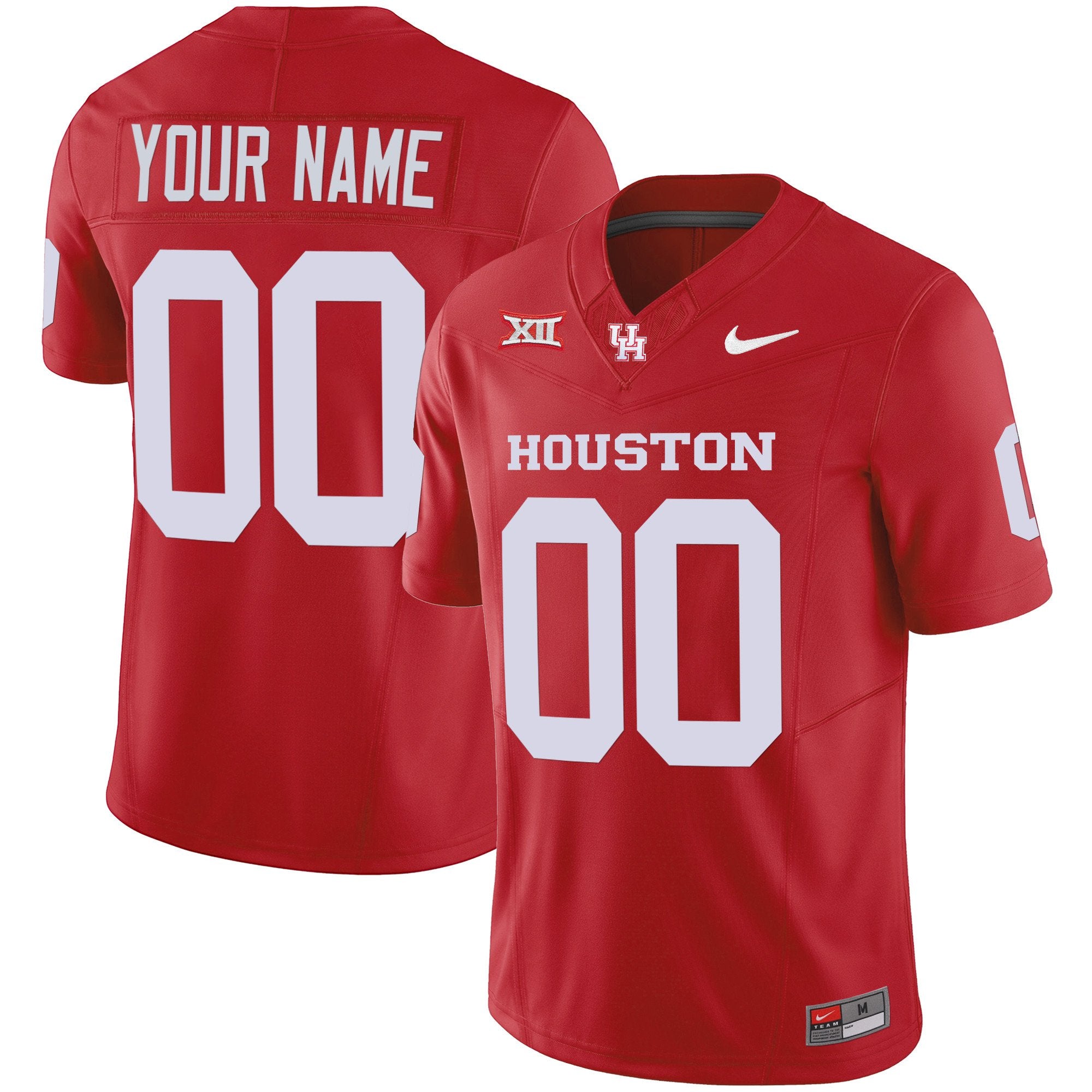 Houston Cougars 2024 Oilers Inspired Vapor Limited Custom Jersey V3 - All Stitched - Men, Red