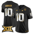 Men's Arizona State Sun Devils 2024 Gold Vapor Limited Jersey - All Stitched - Black Limited, Sam Leavitt