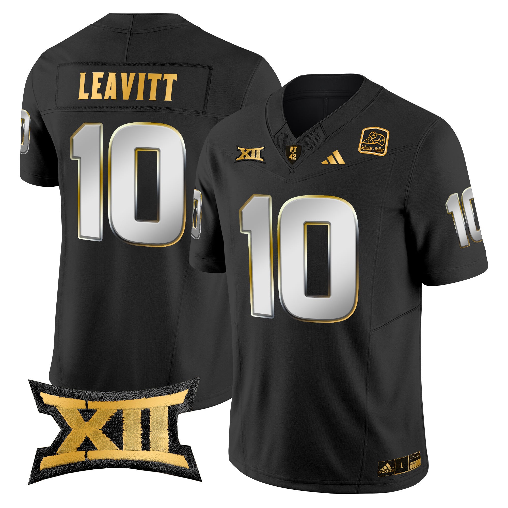 Men's Arizona State Sun Devils 2024 Gold Vapor Limited Jersey - All Stitched - Black Limited, Sam Leavitt
