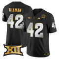 Men's Arizona State Sun Devils 2024 Gold Vapor Limited Jersey - All Stitched - Black Limited, Pat Tillman