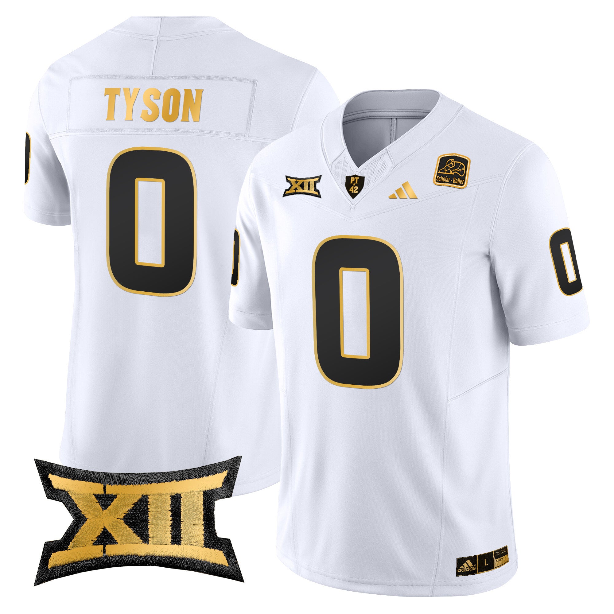 Men's Arizona State Sun Devils 2024 Gold Vapor Limited Jersey - All Stitched - White Gold, Jordyn Tyson