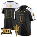 Men's Arizona State Sun Devils 2024 Gold Vapor Limited Jersey - All Stitched - Alternate, Jordyn Tyson