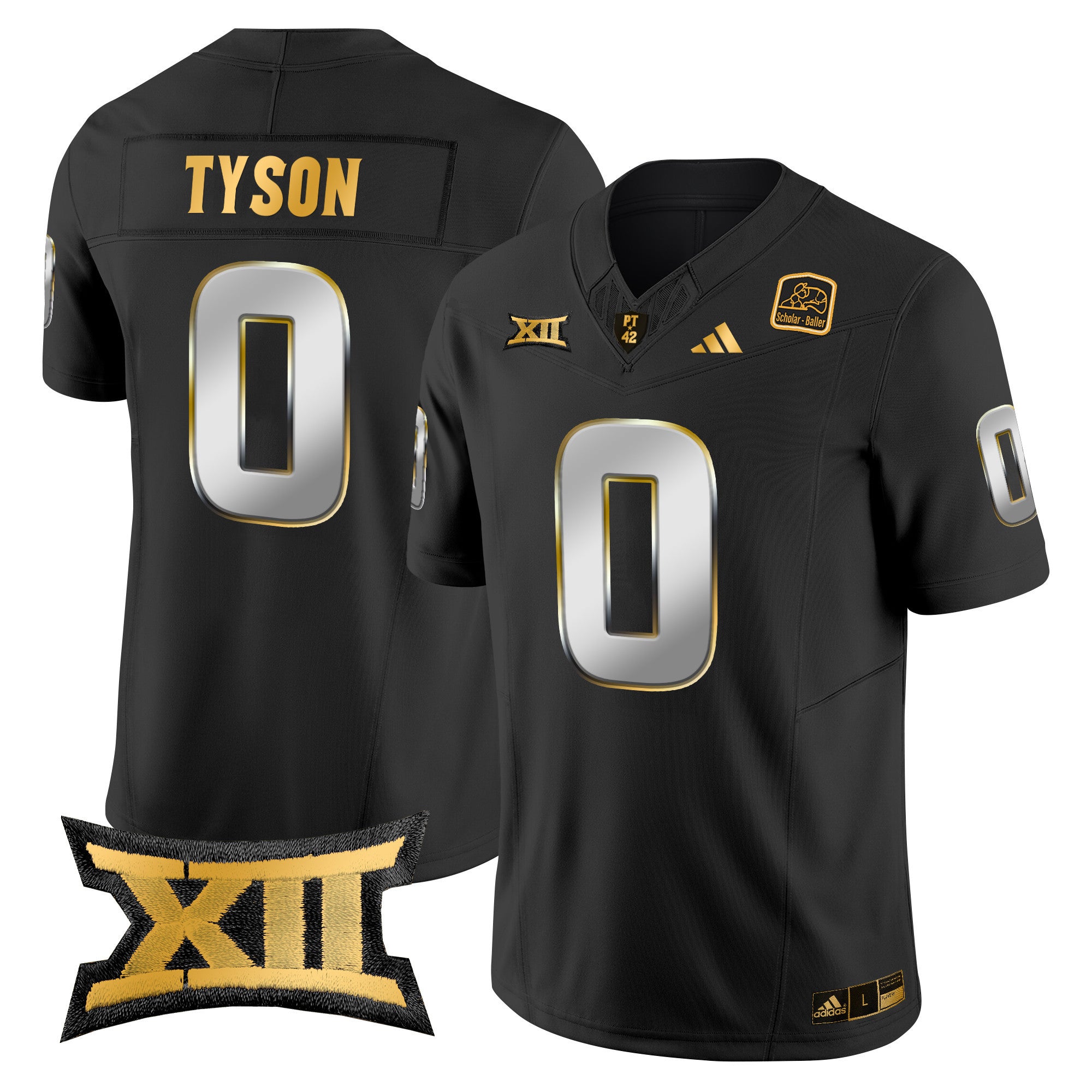 Men's Arizona State Sun Devils 2024 Gold Vapor Limited Jersey - All Stitched - Black Limited, Jordyn Tyson