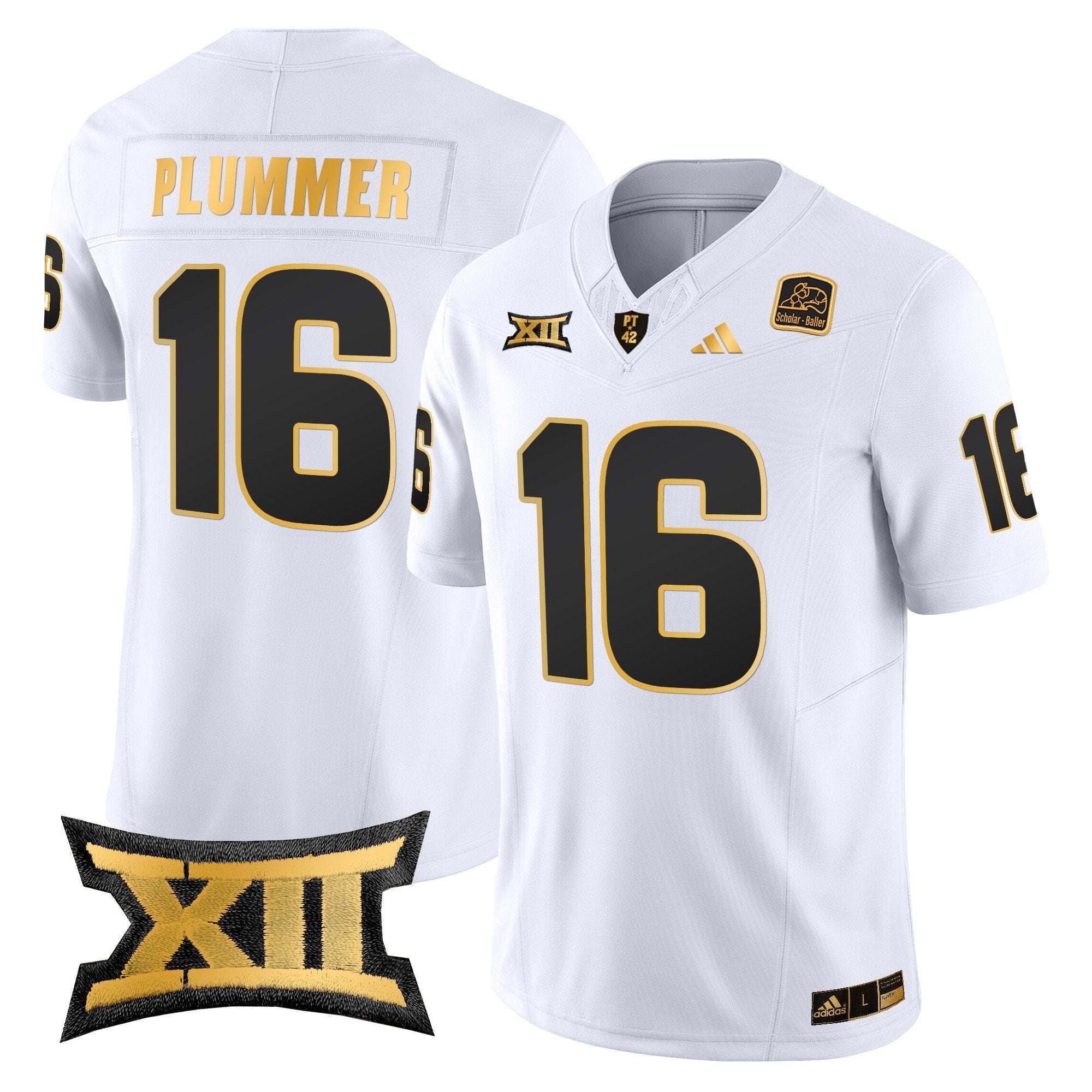 Men's Arizona State Sun Devils 2024 Gold Vapor Limited Jersey - All Stitched - White Gold, Jake Plummer