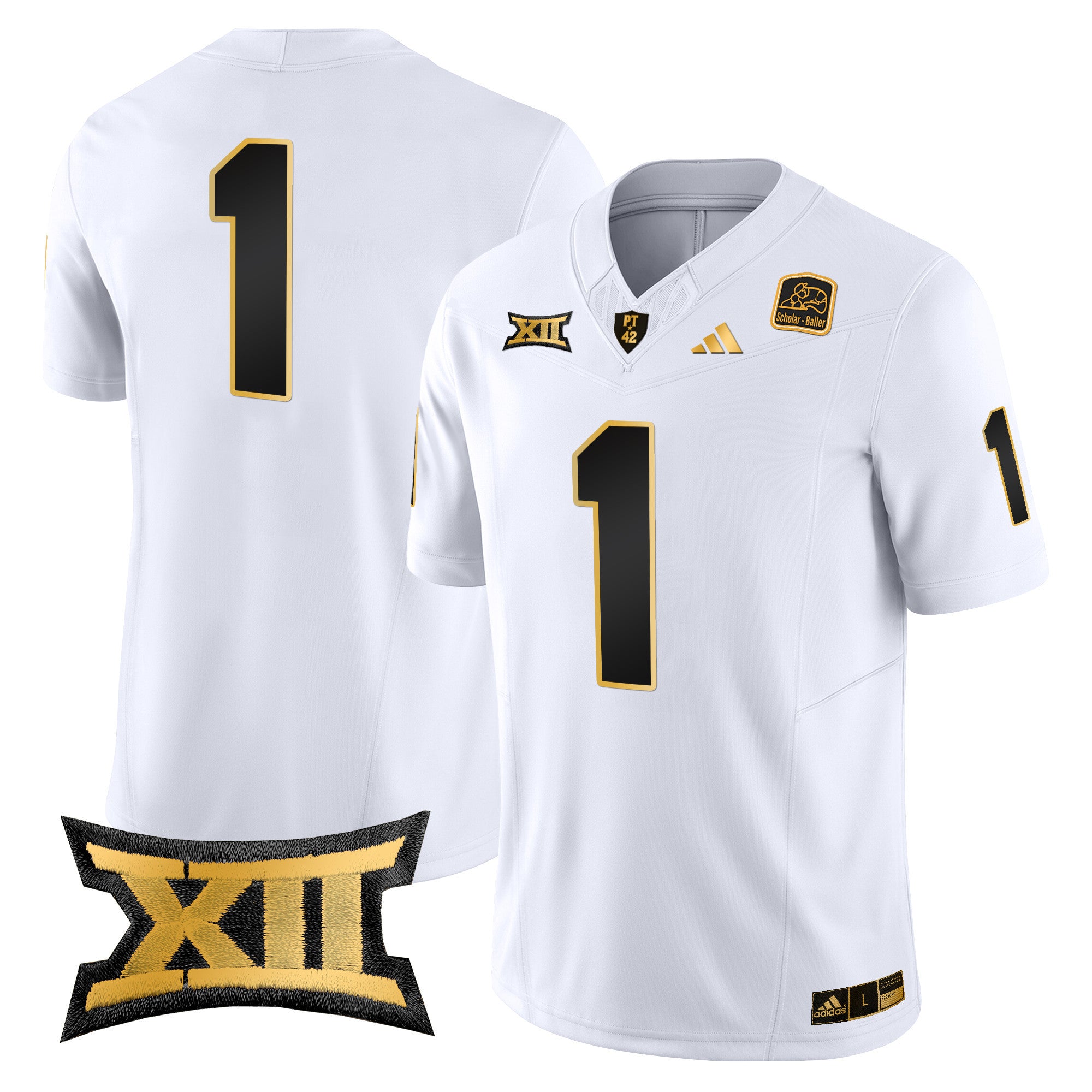 Men's Arizona State Sun Devils 2024 Gold Vapor Limited Jersey - All Stitched - White Gold, #1 Team