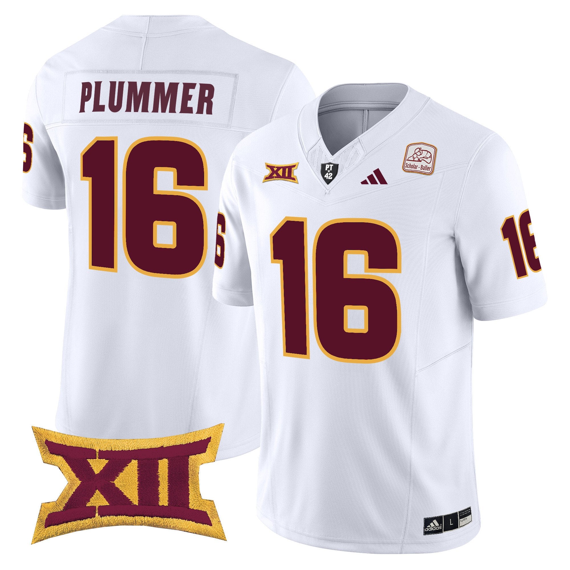 Men's Arizona State Sun Devils 2024 Vapor Limited Jersey - All Stitched - White, Jake Plummer