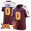 Men's Arizona State Sun Devils 2024 Vapor Limited Jersey - All Stitched - Maroon Alternate, Jordyn Tyson