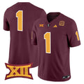 Men's Arizona State Sun Devils 2024 Vapor Limited Jersey - All Stitched - Maroon, #1 Team