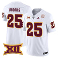 Men's Arizona State Sun Devils 2024 Vapor Limited Jersey - All Stitched - White, DeCarlos Brooks