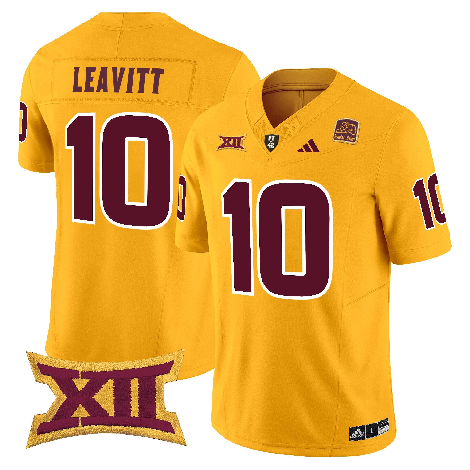 Men's Arizona State Sun Devils 2024 Vapor Limited Jersey - All Stitched - Gold, Sam Leavitt