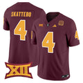 Men's Arizona State Sun Devils 2024 Vapor Limited Jersey - All Stitched - Maroon, Cam Skattebo