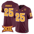 Men's Arizona State Sun Devils 2024 Vapor Limited Jersey - All Stitched - Maroon, DeCarlos Brooks