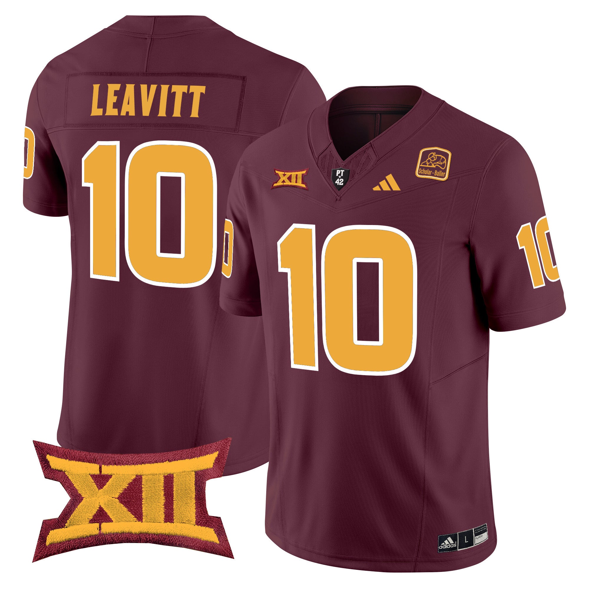 Men's Arizona State Sun Devils 2024 Vapor Limited Jersey - All Stitched - Maroon, Sam Leavitt