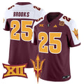 Men's Arizona State Sun Devils 2024 Vapor Limited Jersey - All Stitched - Maroon Alternate, DeCarlos Brooks