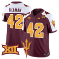 Men's Arizona State Sun Devils 2024 Vapor Limited Jersey - All Stitched - Maroon Alternate, Pat Tillman
