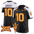 Men's Arizona State Sun Devils 2024 Vapor Limited Jersey - All Stitched - Black Alternate, Sam Leavitt
