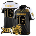 Men's Arizona State Sun Devils 2025 Peach Bowl Gold Vapor Limited Jersey V2 - All Stitched - Alternate, Jake Plummer