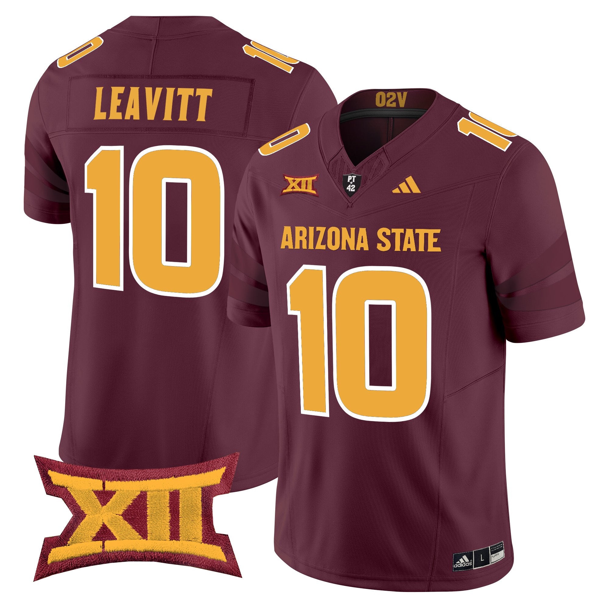 Men's Arizona State Sun Devils 2025 Vapor Limited Jersey - All Stitched - Maroon, Sam Leavitt