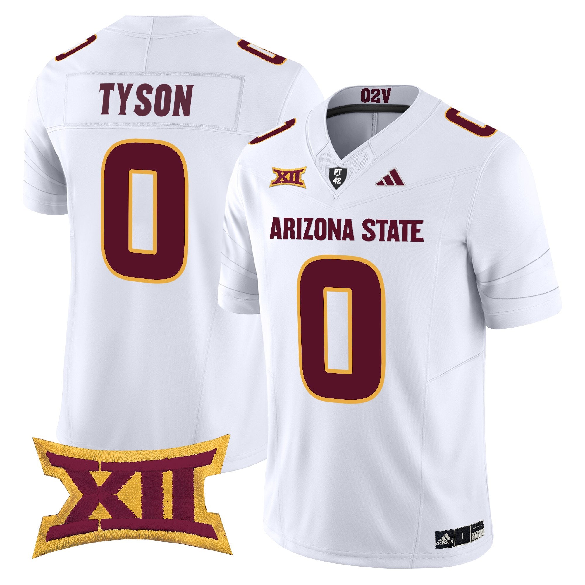 Men's Arizona State Sun Devils 2025 Vapor Limited Jersey - All Stitched - White, Jordyn Tyson