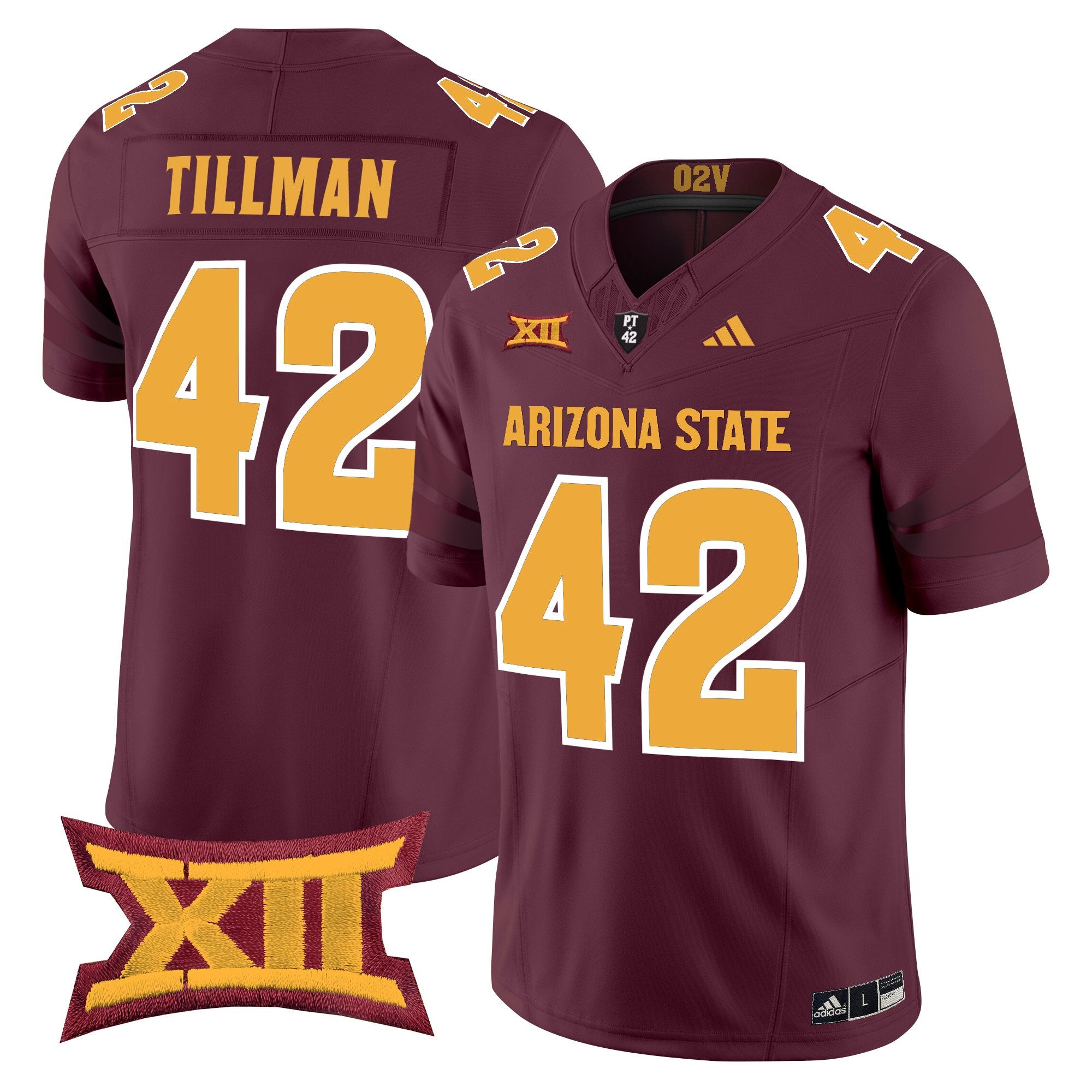 Men's Arizona State Sun Devils 2025 Vapor Limited Jersey - All Stitched - Maroon, Pat Tillman