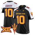 Men's Arizona State Sun Devils 2025 Vapor Limited Jersey - All Stitched - Black Alternate, Sam Leavitt