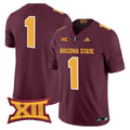 Men's Arizona State Sun Devils 2025 Vapor Limited Jersey - All Stitched - Maroon, #1 Team