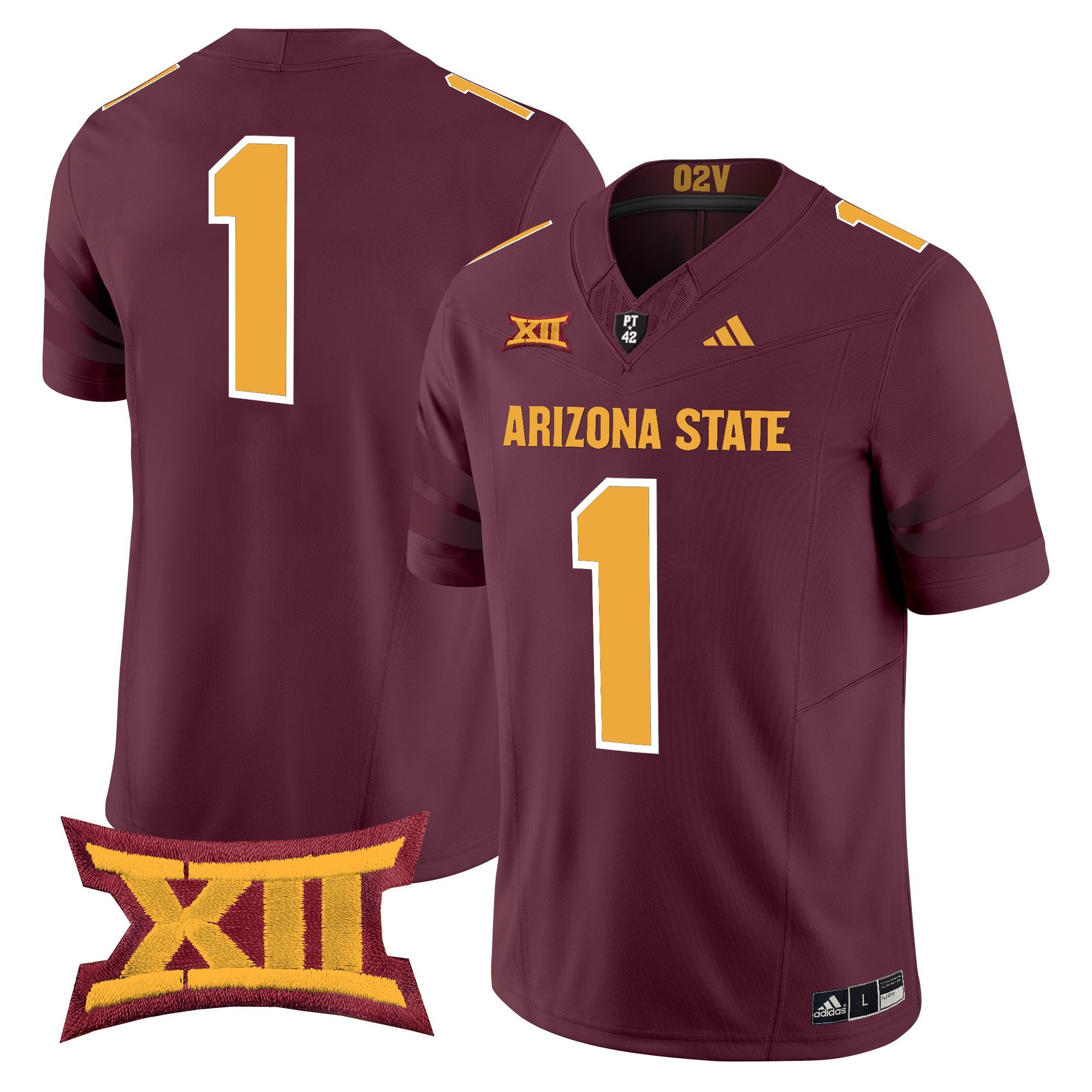 Men's Arizona State Sun Devils 2025 Vapor Limited Jersey - All Stitched - Maroon, #1 Team
