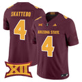 Men's Arizona State Sun Devils 2025 Vapor Limited Jersey - All Stitched - Maroon, Cam Skattebo