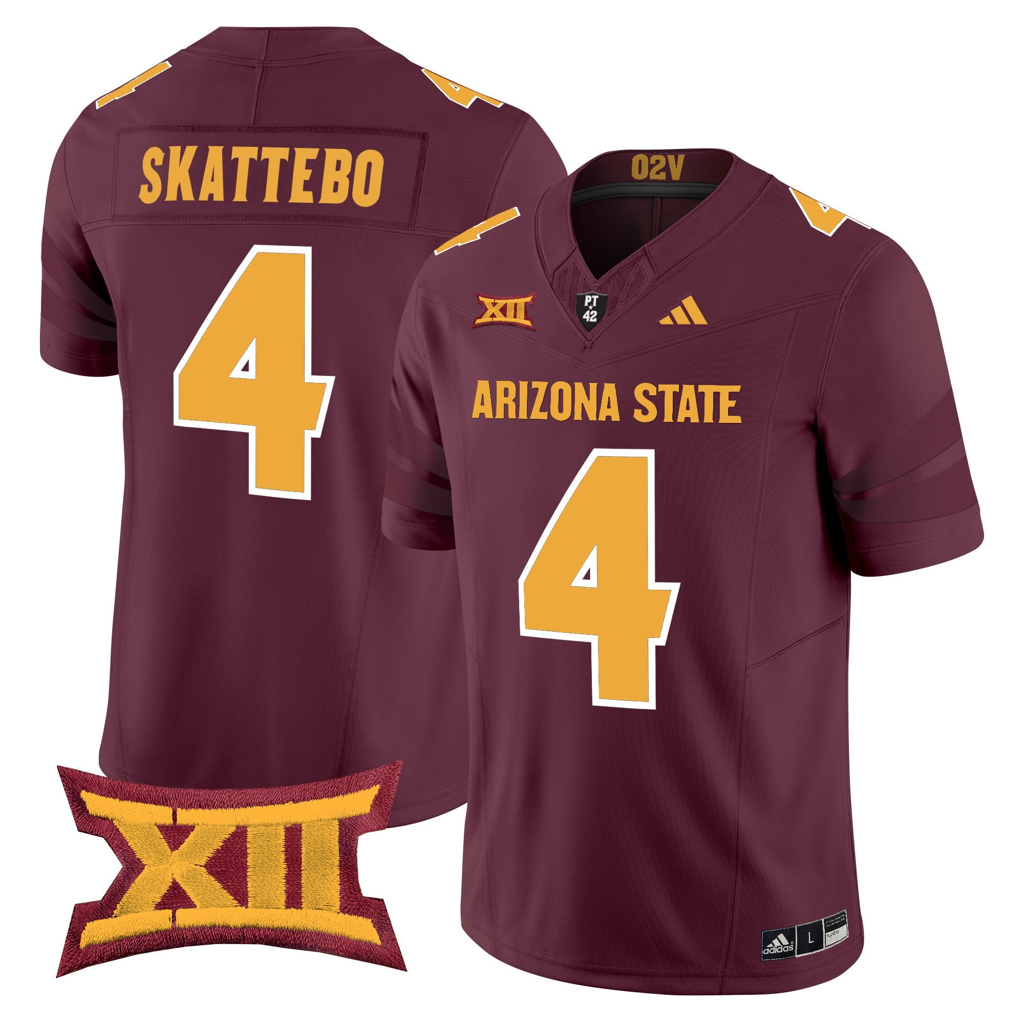 Men's Arizona State Sun Devils 2025 Vapor Limited Jersey - All Stitched - Maroon, Cam Skattebo