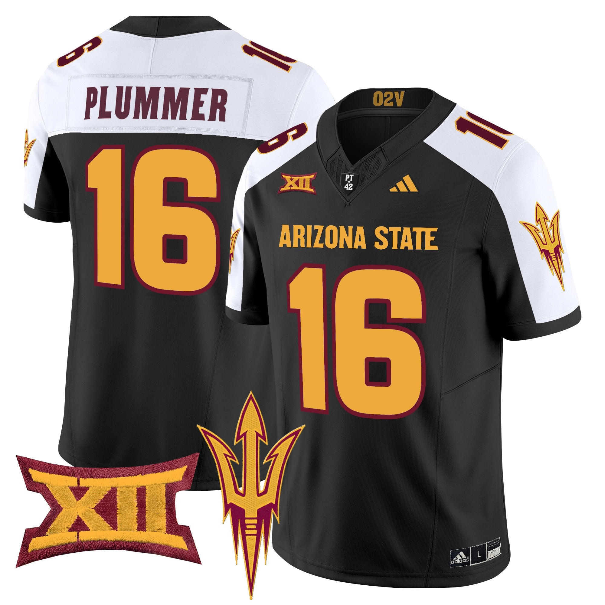 Men's Arizona State Sun Devils 2025 Vapor Limited Jersey - All Stitched - Black Alternate, Jake Plummer