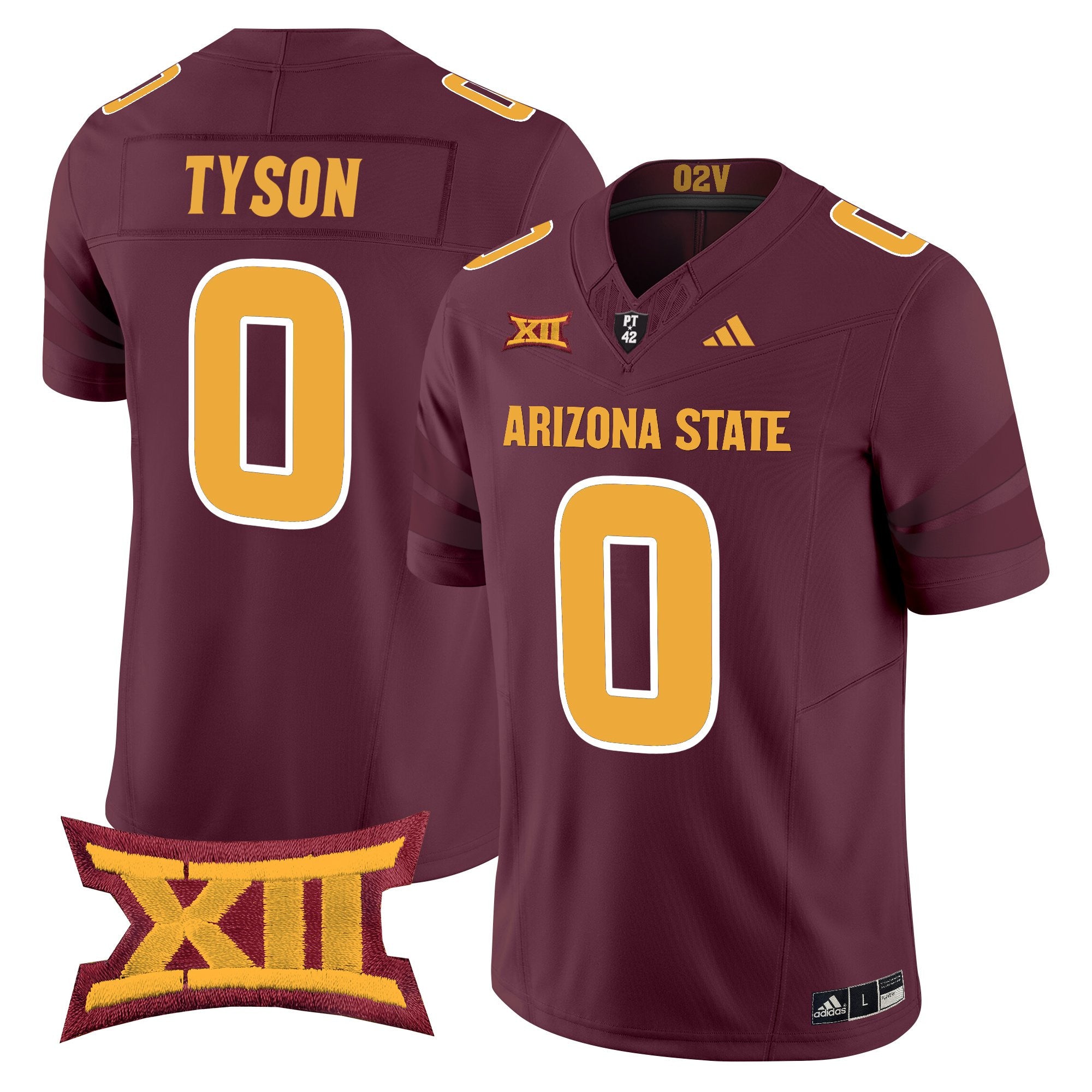 Men's Arizona State Sun Devils 2025 Vapor Limited Jersey - All Stitched - Maroon, Jordyn Tyson
