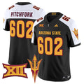 Men's Arizona State Sun Devils 2025 Vapor Limited Jersey - All Stitched - Black Alternate, Pitchfork 602