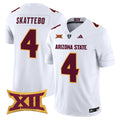 Men's Arizona State Sun Devils 2025 Vapor Limited Jersey - All Stitched - White, Cam Skattebo