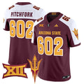 Men's Arizona State Sun Devils 2025 Vapor Limited Jersey - All Stitched - Maroon Alternate, Pitchfork 602