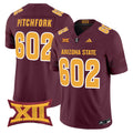 Men's Arizona State Sun Devils 2025 Vapor Limited Jersey - All Stitched - Maroon, Pitchfork 602