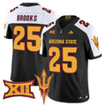 Men's Arizona State Sun Devils 2025 Vapor Limited Jersey - All Stitched - Black Alternate, DeCarlos Brooks