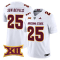Men's Arizona State Sun Devils 2025 Vapor Limited Jersey - All Stitched - White, Sun Devils