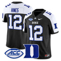 Men's Duke Blue Devils 2024 Vapor Limited Jersey - All Stitched - Black Alternate, Clarkston Hines