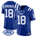 Men's Duke Blue Devils 2024 Vapor Limited Jersey - All Stitched - Royal, Sonny Jurgensen