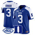 Men's Duke Blue Devils 2024 Vapor Limited Jersey - All Stitched - Royal Alternate, Alex Howard